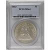 Image 3 : 1853 S$1 MS64 PCGS. The Act of 1853 man