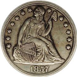1857 S$1 --Tooled--NCS. At first glance
