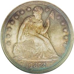 1872 S$1 PR66 NGC. Ex: Sweet Collection
