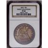 Image 3 : 1872 S$1 PR66 NGC. Ex: Sweet Collection