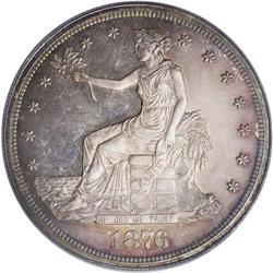 1876 T$1 PR64 PCGS. Ex: Benson Collecti