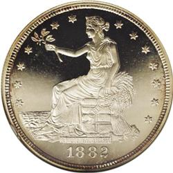 1882 T$1 PR67 Ultra Cameo NGC. The obve
