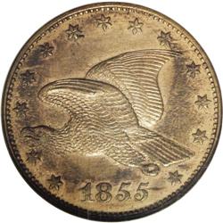 "1855 P1C Flying Eagle Cent, Judd-168, P"