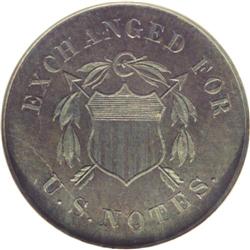 "1863 10C Ten Cents, Judd-326A, Pollock-"