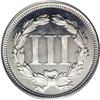 Image 2 : "1869 3CN Three Cent Nickel, Judd-676, P"