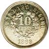 Image 2 : "1869 10C Standard Silver Ten Cents, Jud"