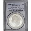 Image 3 : 1880/79-CC S$1 Reverse of 1878 MS65 PCG