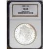 Image 3 : 1880-S S$1 MS68 NGC. Creamy smooth surf