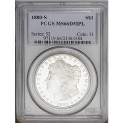 1880-S S$1 MS66 Deep Mirror Prooflike P