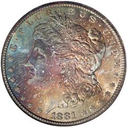 1881-CC S$1 MS66 NGC. This is a sharply