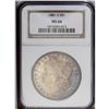 Image 3 : 1881-S S$1 MS66 NGC. Deep toning is see