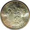 1881-S S$1 MS67 S NGC. Fully struck wit