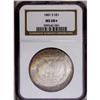 Image 3 : "1881-S S$1 MS68 S NGC. Cherry-red, lemo"