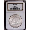 Image 1 : 1883-S S$1 MS62 NGC. Bright and frosty 