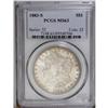 Image 1 : 1883-S S$1 MS63 PCGS. Freckles of golde