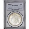 Image 1 : 1885-CC S$1 MS64 PCGS. Creamy silver su