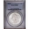 Image 1 : 1885-S S$1 MS65 PCGS. Wisps of chestnut