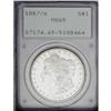 Image 3 : 1887/6 S$1 MS65 PCGS. VAM-2. A Top 100 