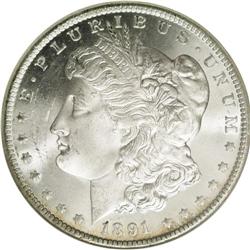 1891-CC S$1 MS65 NGC. VAM-3. A Top 100 