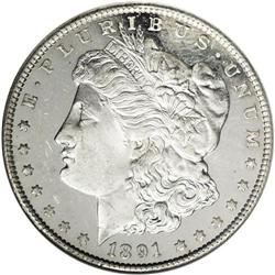 1891-CC S$1 MS64 Deep Mirror Prooflike 