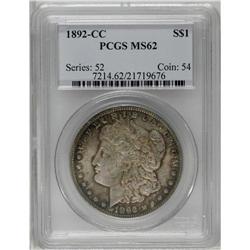 1892-CC S$1 MS62 PCGS. Despite a number