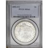 Image 3 : 1892-CC S$1 MS63 PCGS. Brilliant and lu