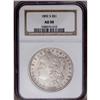 Image 1 : 1892-S S$1 AU50 NGC. Attractive light g