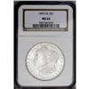 Image 3 : 1893-CC S$1 MS62 NGC. This lustrous and