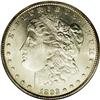 Image 1 : 1893-CC S$1 MS62 NGC. Weakly defined in