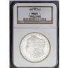 Image 3 : 1893-CC S$1 MS62 NGC. Weakly defined in