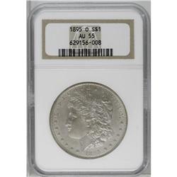 1895-O S$1 AU55 NGC. This is a splendid