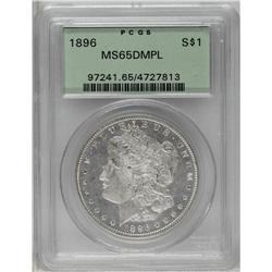 1896 S$1 MS65 Deep Mirror Prooflike PCG