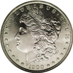 1900-O S$1 MS67 NGC. This sharply struc