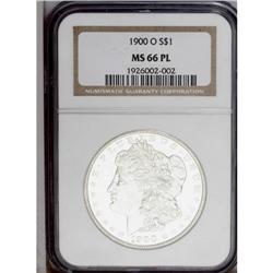 1900-O S$1 MS66 Prooflike NGC. This is 