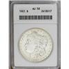 Image 1 : 1901 S$1 AU58 ANACS. Hints of subtle ch