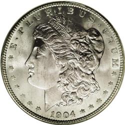 1904-O S$1 MS67 NGC. This last of the O