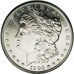 1904-S S$1 MS64 PCGS. A brilliant and s