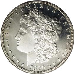 1880 S$1 PR67 Cameo NGC. This is a stun