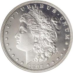 1897 S$1 PR67 NGC. A Superb Gem proof w