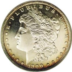 1900 S$1 PR64 PCGS. Brilliant fields an