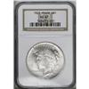 Image 3 : 1921 S$1 PEACE MS67 NGC.From The Robert