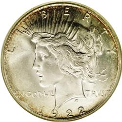 1922-S S$1 MS66 NGC.From The Robert Mor