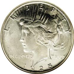 1925-S S$1 MS65 NGC.From The Robert Mor