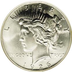 1926 S$1 MS67 NGC.From The Robert Moren