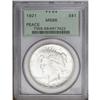 Image 3 : 1921 S$1 MS66 PCGS. Gentle olive and sk