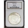 Image 3 : 1927-D S$1 MS65 NGC. A satiny Gem with 