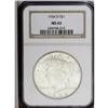 Image 1 : 1934-D S$1 MS65 NGC. The design element
