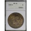 Image 3 : 1934-S S$1 MS63 ANACS. A well struck ex