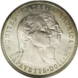 1900 S$1 Lafayette Dollar MS64 PCGS. Du