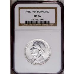 1935/34 SET Boone PDS Set MS66 NGC. A w
